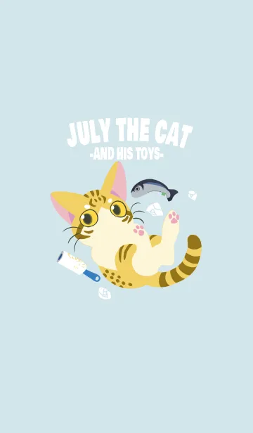 [LINE着せ替え] JULY THE CAT -AND HIS TOYS-の画像1