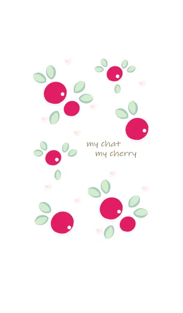 [LINE着せ替え] My chat my cherry 56の画像1