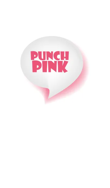 [LINE着せ替え] Punch Pink & White Theme Vr.3 (JP)の画像1