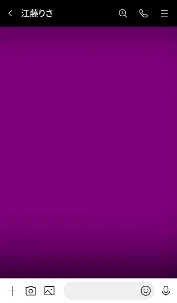 [LINE着せ替え] Lollipop Purple And Black Vr.2 (JP)の画像3