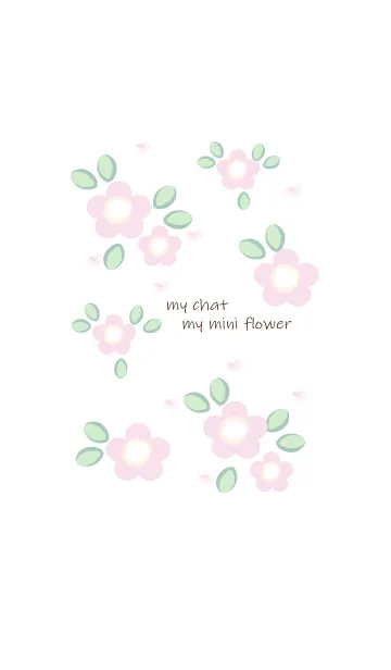 [LINE着せ替え] My chat my mini flower 56の画像1