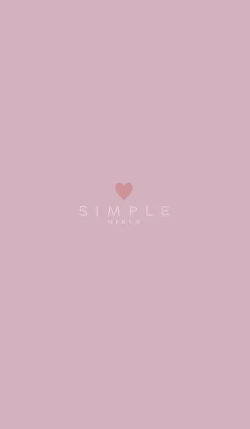 [LINE着せ替え] -DUSKY PINK SIMPLE- 37の画像1