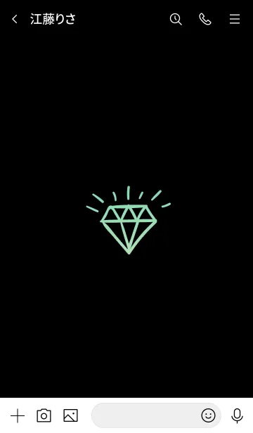 [LINE着せ替え] ザ ダイアモンド グラデーション 30の画像3