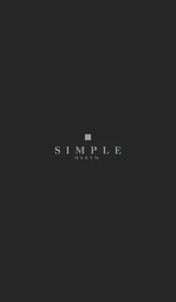 [LINE着せ替え] MATTE BLACK -SIMPLE SQUARE- 12の画像1