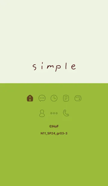 [LINE着せ替え] N11.24_グリーン3-3の画像1