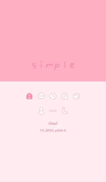 [LINE着せ替え] 111.24_ピンク4-6の画像1