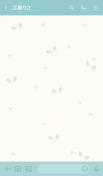 [LINE着せ替え] Lovely apples themeの画像3