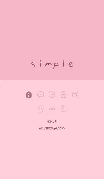 [LINE着せ替え] n11.26_ピンク5-3の画像1