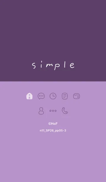 [LINE着せ替え] n11.26_パープル5-3の画像1