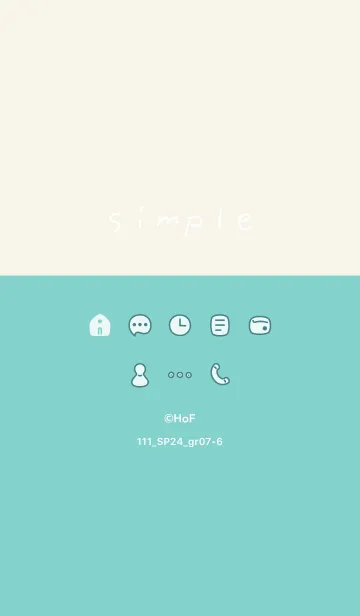 [LINE着せ替え] 111.24_グリーン7-6の画像1