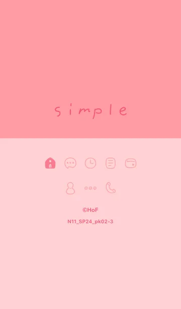 [LINE着せ替え] N11.24_ピンク2-3の画像1