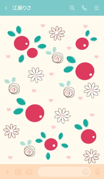 [LINE着せ替え] Lovely cherry 21 ^^の画像3