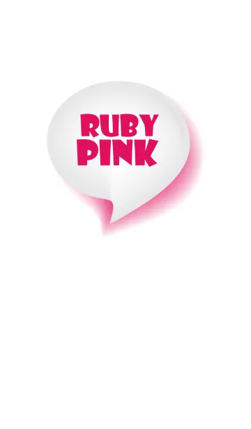 [LINE着せ替え] Ruby Pink  & White Theme Vr.3 (JP)の画像1