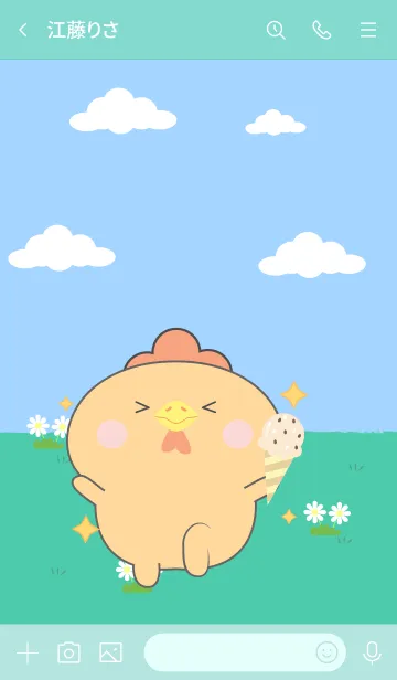 [LINE着せ替え] Be Cute Chicken Theme (JP)の画像3