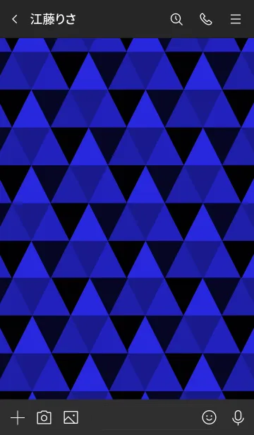 [LINE着せ替え] ザ トライアングル 039の画像3