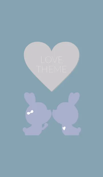 [LINE着せ替え] LOVE RABBIT THEMEの画像1