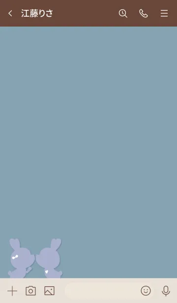 [LINE着せ替え] LOVE RABBIT THEMEの画像3