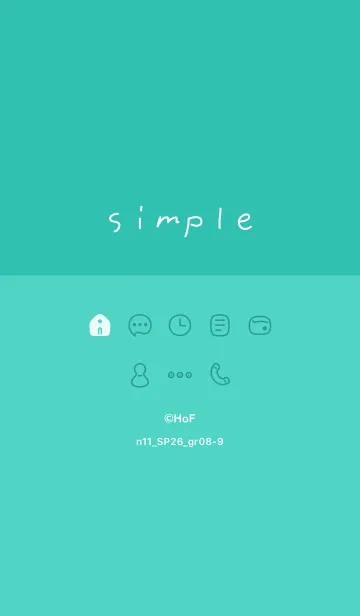 [LINE着せ替え] n11.26_グリーン8-9の画像1