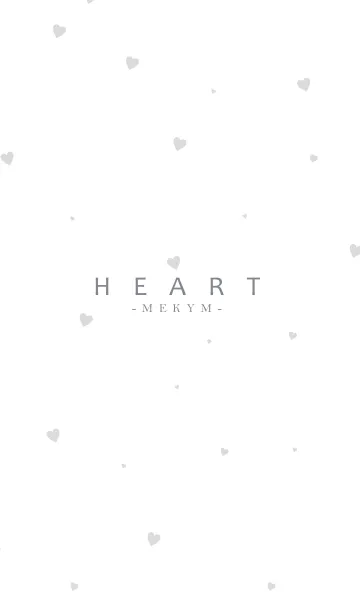 [LINE着せ替え] HEART Gray-MEKYM- 22の画像1