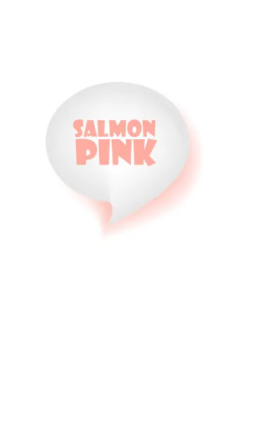 [LINE着せ替え] Salmon Pink  & White Theme Vr.3 (JP)の画像1