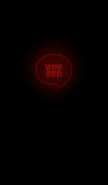 [LINE着せ替え] Wine Red Neon Theme Vr.6 (JP)の画像1