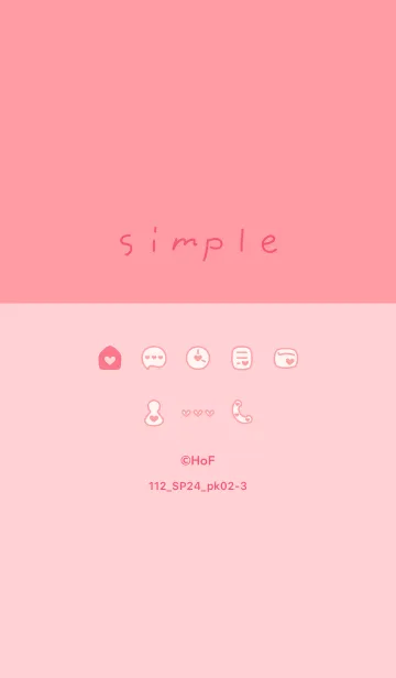 [LINE着せ替え] 112.24_ピンク2-3の画像1