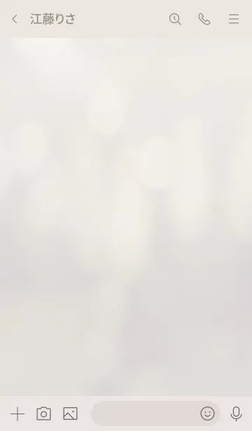 [LINE着せ替え] ベージュとピンク : 桜のシンプルアイコンの画像3