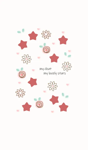 [LINE着せ替え] Chocolate stars 2の画像1