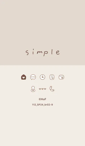 [LINE着せ替え] 112.24_ブラウン2-9の画像1