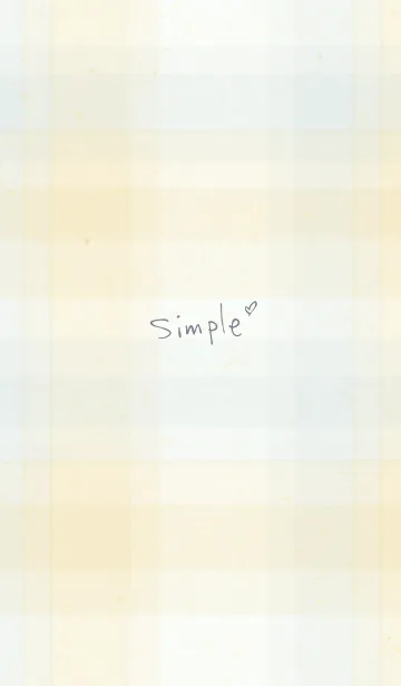 [LINE着せ替え] チェック くすみ イエロー5の画像1
