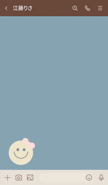 [LINE着せ替え] Smile..5の画像3