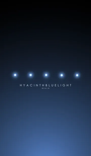 [LINE着せ替え] HYACINTH BLUE LIGHT. -MEKYM-の画像1