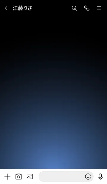 [LINE着せ替え] HYACINTH BLUE LIGHT. -MEKYM-の画像3