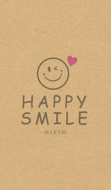 [LINE着せ替え] HAPPY SMILE KRAFT -LOVE- 22の画像1