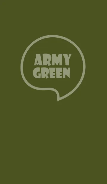 [LINE着せ替え] Love Army Green Theme Vr.7 (JP)の画像1