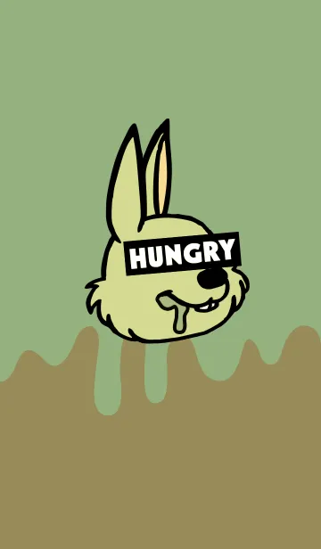 [LINE着せ替え] ハングリー ラビット 035の画像1