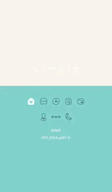 [LINE着せ替え] N12.24_グリーン7-9の画像1