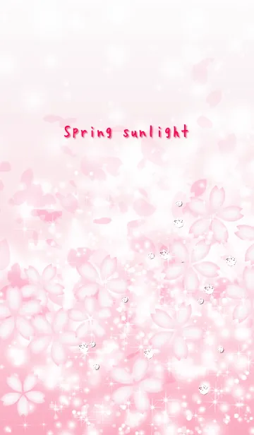 [LINE着せ替え] Spring sunlight - SAKURA 01-の画像1