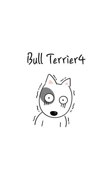 [LINE着せ替え] Cute Bull Terrier4の画像1