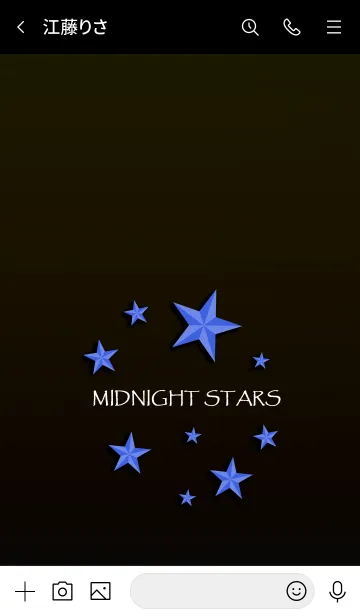 [LINE着せ替え] ミッドナイト 07の画像3