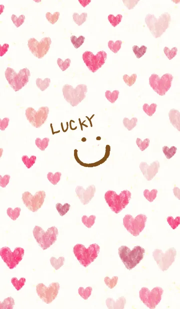 [LINE着せ替え] ハートたくさん-スマイル15-の画像1