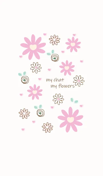 [LINE着せ替え] Purple flowers 4 :)の画像1