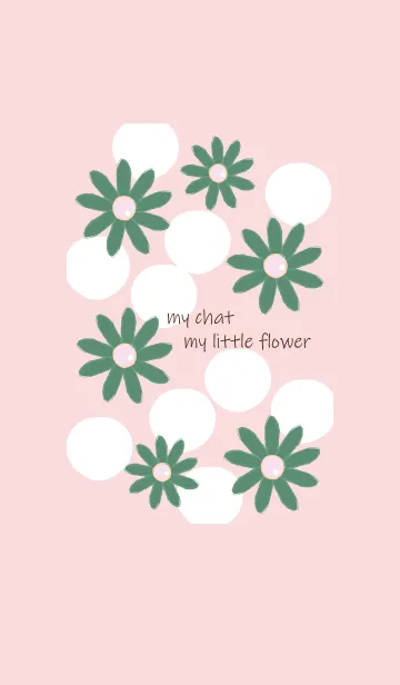 [LINE着せ替え] My chat my little flower 67の画像1