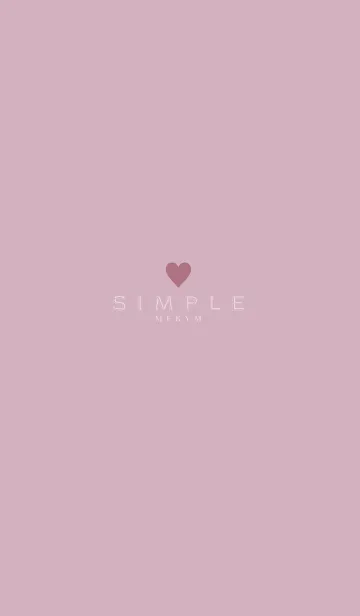 -DUSKY PINK SIMPLE- 39の着せ替えメイン画像