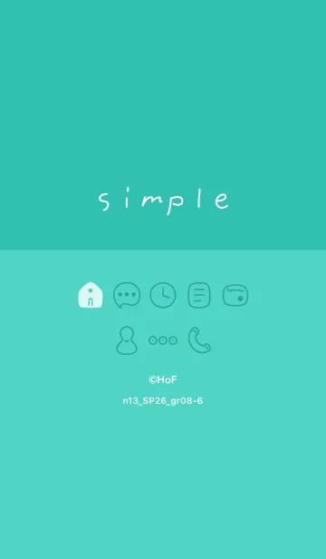 [LINE着せ替え] n13.26_グリーン8-6の画像1