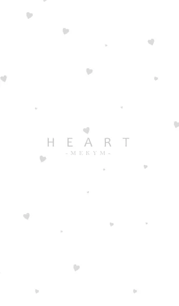 [LINE着せ替え] HEART Gray-MEKYM- 23の画像1