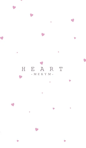 [LINE着せ替え] HEART Pink -MEKYM- 23の画像1