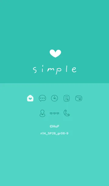 [LINE着せ替え] n14.26_グリーン8-9の画像1