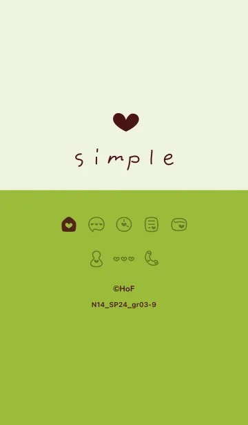 [LINE着せ替え] N14.24_グリーン3-9の画像1