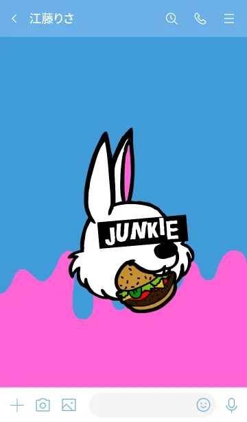 [LINE着せ替え] ジャンキー ラビットの画像3